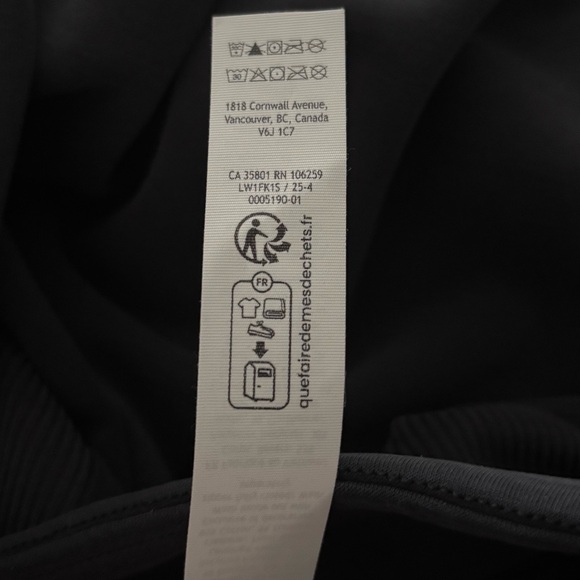 Lululemon NWT Softstreme half zip mini dress long sleeve Sz L - Picture 16 of 16